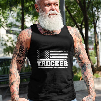 Best Truck Driver Life Shirt, Funny Trucker UnisexT-Shirt/Hoodie/Sweatshirt HLT00 - Truck Driver Trucker Us American Flag Patriotic T-Shirt