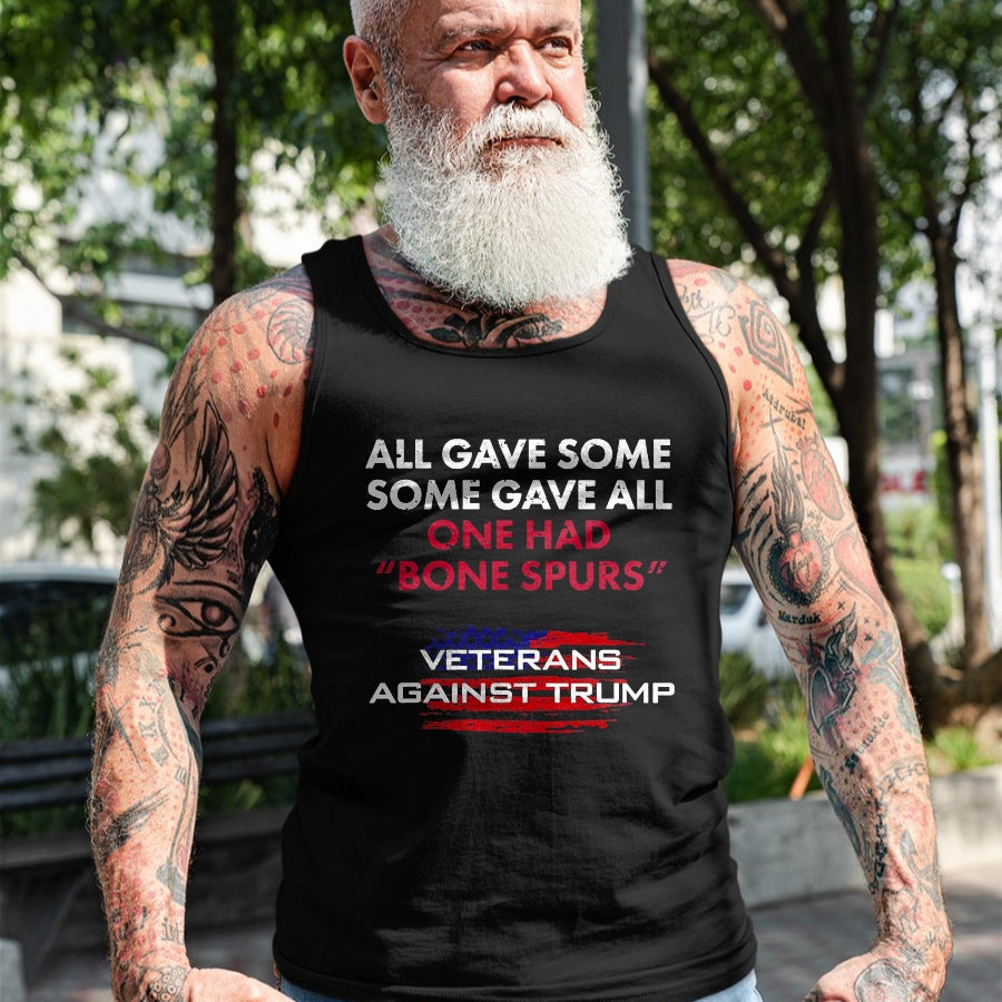 Proud Veteran Shirt, Funny Veteran UnisexT-Shirt/Hoodie/Sweatshirt HLT00 - Veterans Anti-Trump Draft Dodger Bone Spores Vet T-Shirt T-Shirt, Men, Asphalt Grey, X-Large