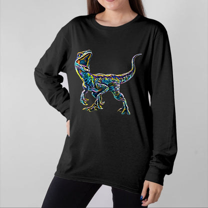 Best Dinosaur Lover Shirt, Funny Dinosaur UnisexT-Shirt/Hoodie/Sweatshirt HLT00 - Velociraptor Raptor Dinosaur T-Shirt