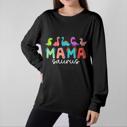 Best Dinosaur Lover Shirt, Funny Dinosaur UnisexT-Shirt/Hoodie/Sweatshirt HLT00 - Mamasaurus T Rex Dinosaur Mama Saurus Mother_s Day Mommy T-Shirt
