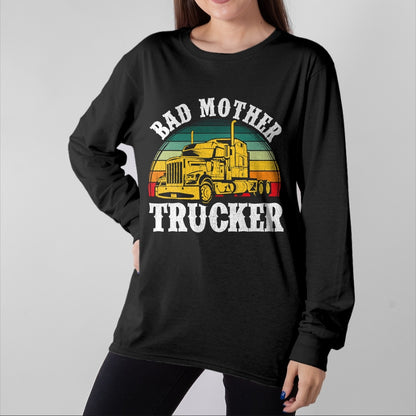 Best Truck Driver Life Shirt, Funny Trucker UnisexT-Shirt/Hoodie/Sweatshirt HLT00 - Funny Trucker Design for Men Big Rig Trucker Truck Driver T-Shirt (2)