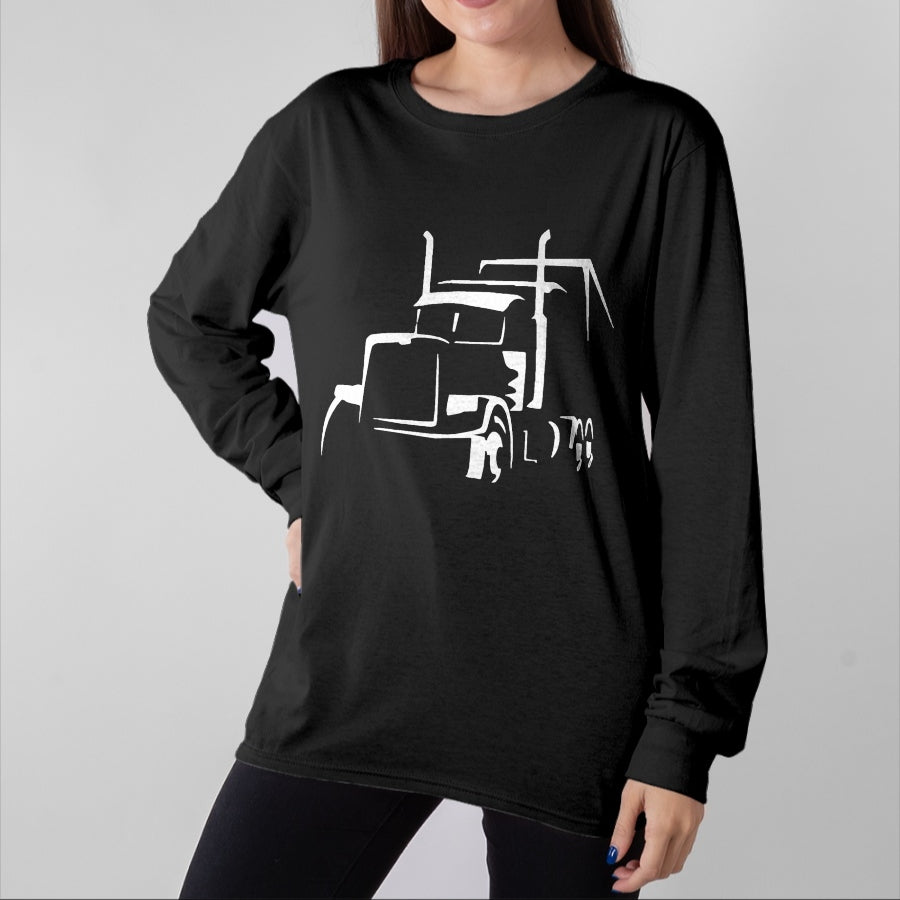Best Truck Driver Life Shirt, Funny Trucker UnisexT-Shirt/Hoodie/Sweatshirt HLT00 - 18 Wheeler Semi Truck Shirt for Truck Drivers Who Love OTR T-Shirt