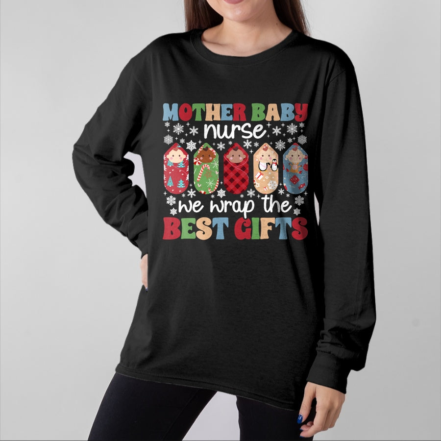 Funny Nurse Shirt, Nurse Unisex T-Shirt/Hoodie/Sweatshirt HLT00 - Christmas Mother Baby Nurse Xmas Party Mom Baby Nurse T-Shirt