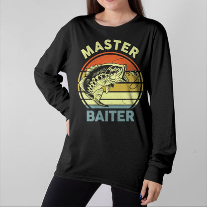 Best Grandpa Shirt, Proud Grandpa Unisex T-Shirt/Hoodie/Sweatshirt HLT00 - Fishing-Shirt Dad Grandpa Master-Baiter Funny T-Shirt