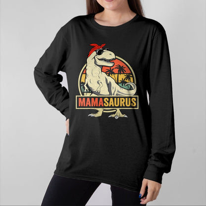 Best Dinosaur Lover Shirt, Funny Dinosaur UnisexT-Shirt/Hoodie/Sweatshirt HLT00 - Mamasaurus T rex Dinosaur Funny Mom Mommy T-Shirt