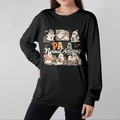 Best Teacher Shirt, Funny Teacher UnisexT-Shirt/Hoodie/Sweatshirt HLT00 - para Normal Activities SPED Teachers Ghost Fall Halloween T-Shirt (6)
