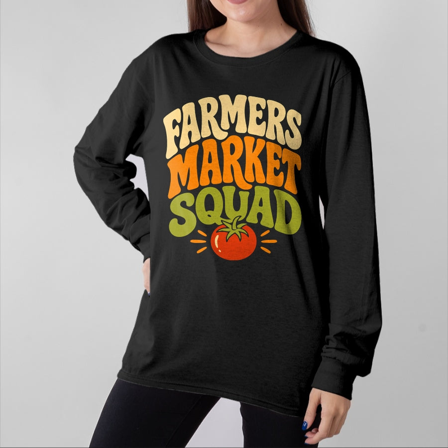 Best Farmer Life Shirt, Funny Farmer UnisexT-Shirt/Hoodie/Sweatshirt HLT00 - Local Farmers' Market Squad Farm Stand T-Shirt