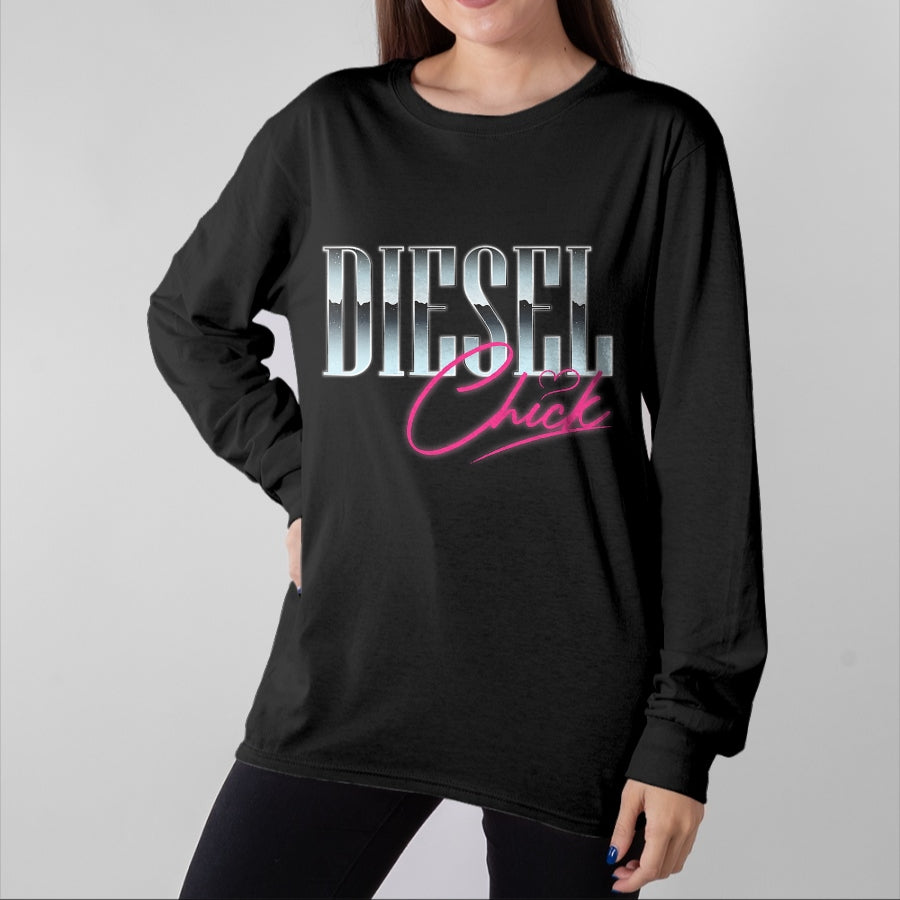 Best Truck Driver Life Shirt, Funny Trucker UnisexT-Shirt/Hoodie/Sweatshirt HLT00 - Diesel Chick Trucker Truck Driver Funny Women Retro Vintage T-Shirt