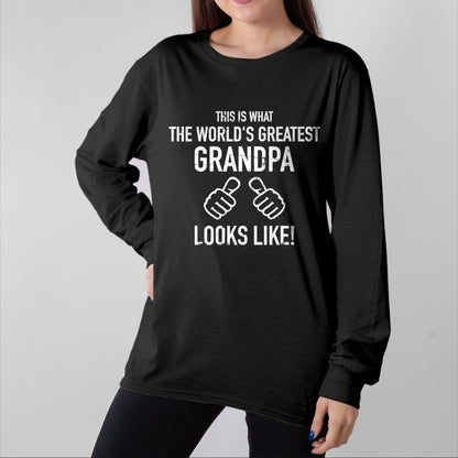 Best Grandpa Shirt, Proud Grandpa Unisex T-Shirt/Hoodie/Sweatshirt HLT00 - World's greatest Grandpa T-Shirt