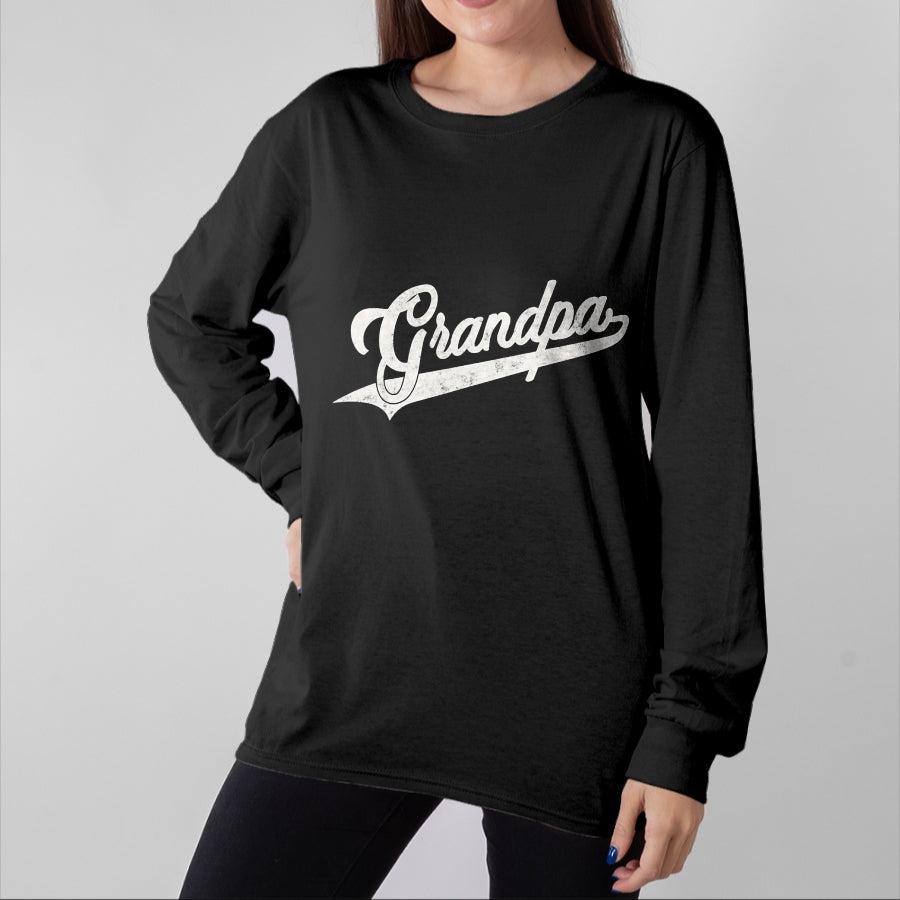 Best Grandpa Shirt, Proud Grandpa Unisex T-Shirt/Hoodie/Sweatshirt HLT00 - Grandpa Vintage Retro Style Father’s day For G-pa Grandpa T-Shirt