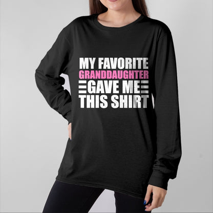 Best Grandpa Shirt, Proud Grandpa Unisex T-Shirt/Hoodie/Sweatshirt HLT00 - Funny Grandpa Art From Granddaughter For Men Grandfather T-Shirt