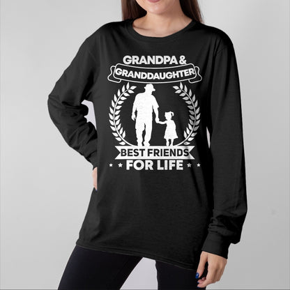 Best Grandpa Shirt, Proud Grandpa Unisex T-Shirt/Hoodie/Sweatshirt HLT00 - Grandfather Granddaughter Grandpa and Granddaughter Matching T-Shirt
