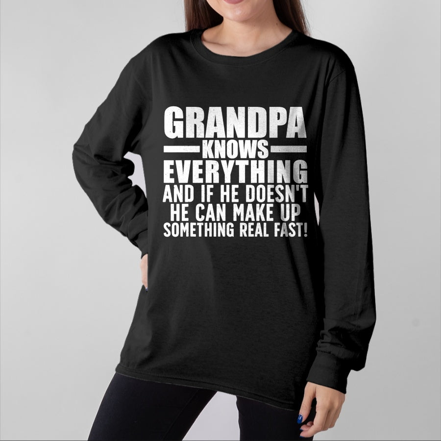 Best Grandpa Shirt, Proud Grandpa Unisex T-Shirt/Hoodie/Sweatshirt HLT00 - Funny Grandpa Art For Grandpa Men Grandfathers Day Papi T-Shirt