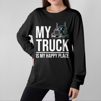 Best Truck Driver Life Shirt, Funny Trucker UnisexT-Shirt/Hoodie/Sweatshirt HLT00 - Truck Driver - Funny Big Trucking Trucker T-Shirt (1)