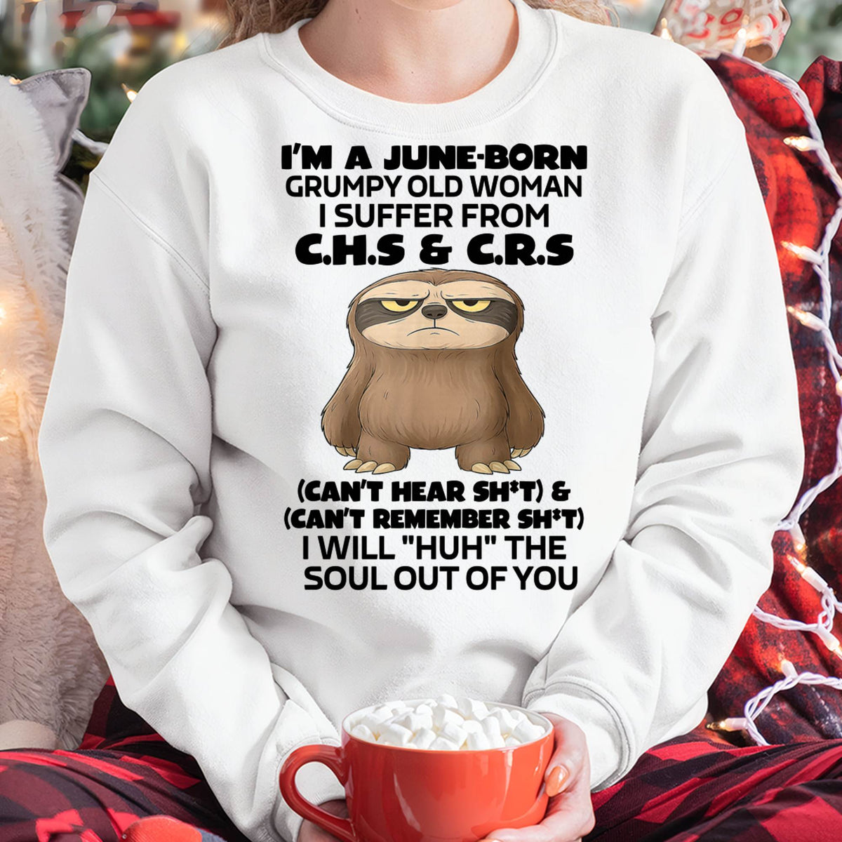 June - Grumpy Old Woman - Birrthday Gift For Women - HLT06 (SKU09-21-06)
