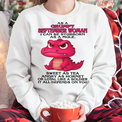 September - Grumpy Old Woman - Perfect Gift For Women - HLT09 (SKU09-31-09)