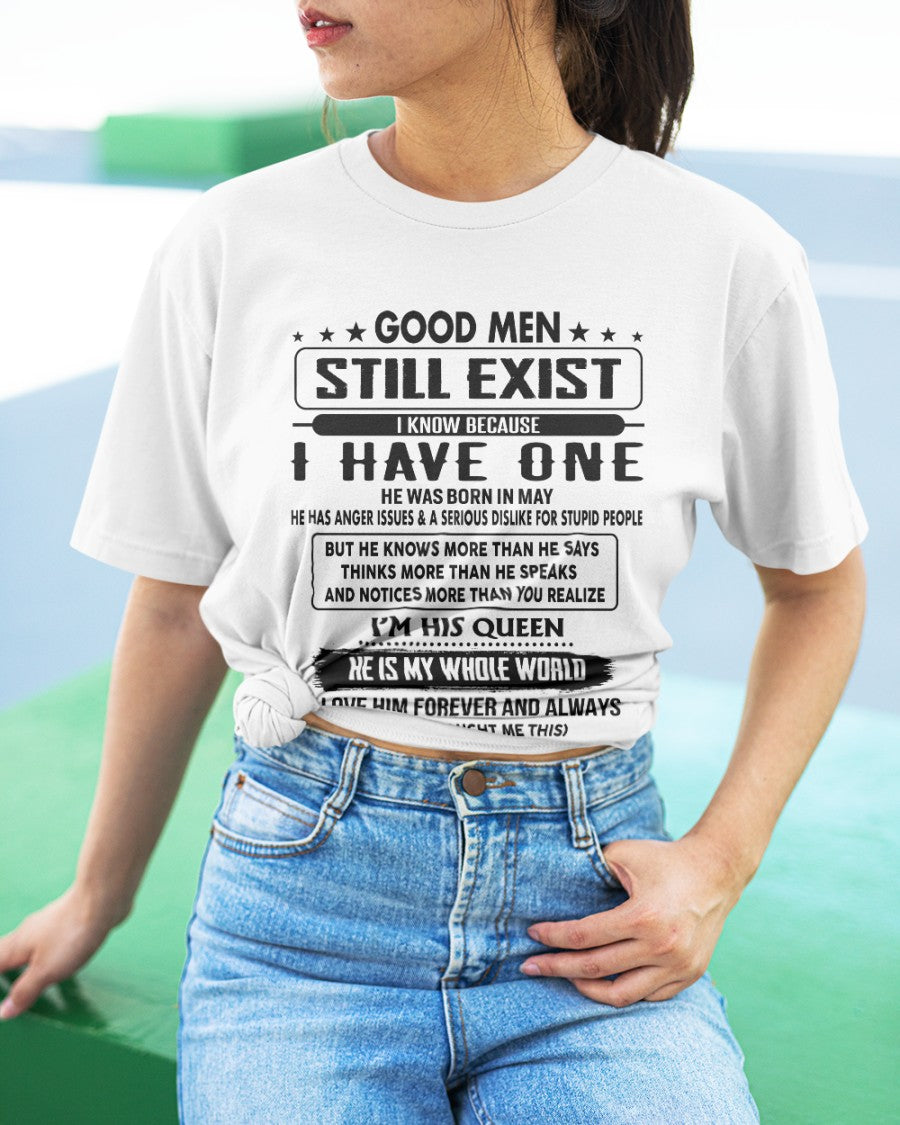 May - Good men Still Exist - gift for your girlfriend, wife from Husband - HLT05 (SKU-GM-05)