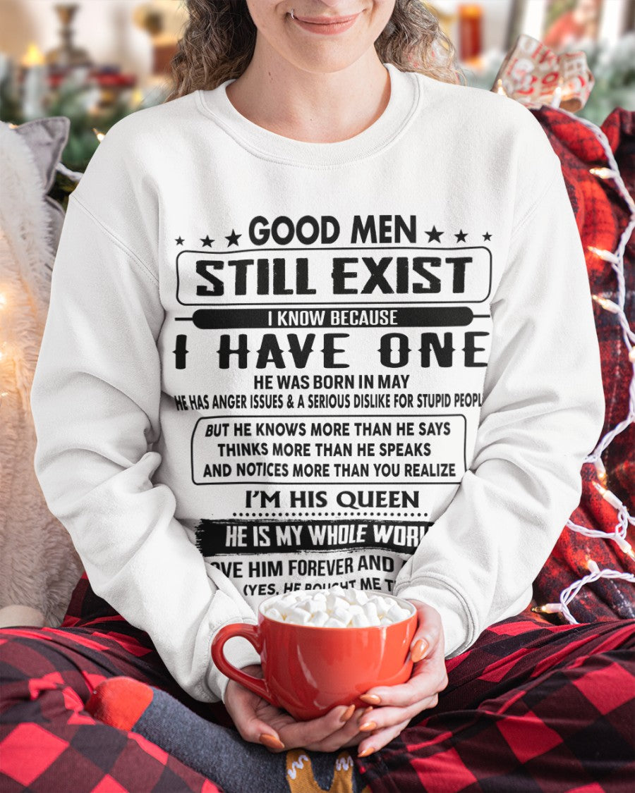 May - Good men Still Exist - gift for your girlfriend, wife from Husband - HLT05 (SKU-GM-05)