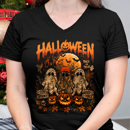 SPOOKY SEASON IS HERE - SHIRT FOR WOMEN - HLT00 (SKU2609-258)