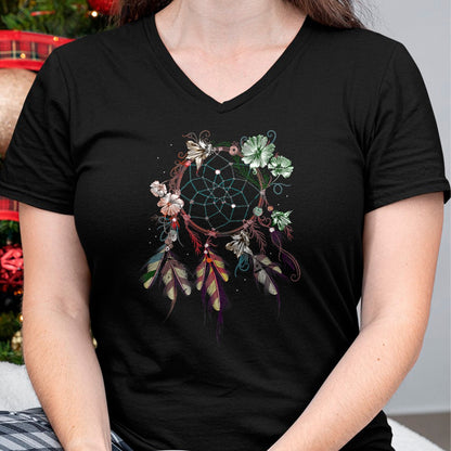 Native American T-Shirts, Vintage Native American Unisex T-Shirt/Hoodie/Sweatshirt HLT00 - Native American Indian Colorful Dreamcatcher T-Shirt (1)