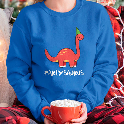 Best Dinosaur Lover Shirt, Funny Dinosaur UnisexT-Shirt/Hoodie/Sweatshirt HLT00 - Partysaurus dinosaur with party hat will party celebrations T-Shirt