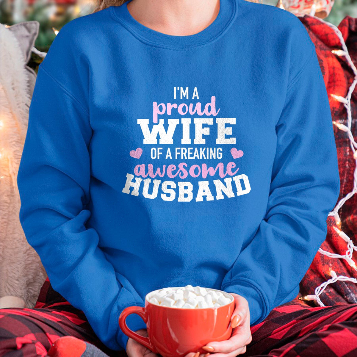 Best Wife Shirt, Wife and Husband Unisex T-Shirt/Hoodie/Sweatshirt HLT00 - Gift for wife T shirt, lucky wife   Proud wife husband wedding anniversary T-Shirt