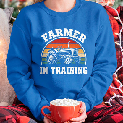 Best Farmer Life Shirt, Funny Farmer UnisexT-Shirt/Hoodie/Sweatshirt HLT00 - Farmer in Training Shirt Boys Girls Kids Tractor Farming T-Shirt