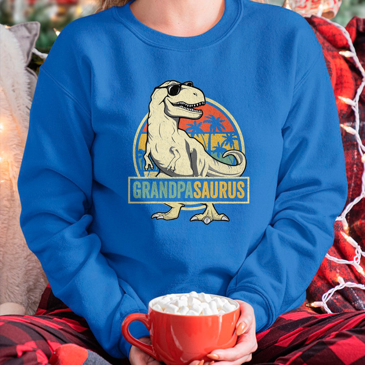 Best Dinosaur Lover Shirt, Funny Dinosaur UnisexT-Shirt/Hoodie/Sweatshirt HLT00 - Grandpasaurus T Rex Dinosaur Grandpa Saurus Family Matching T-Shirt