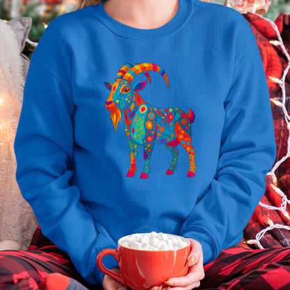 Best Farmer Life Shirt, Funny Farmer UnisexT-Shirt/Hoodie/Sweatshirt HLT00 - Psychedelic Goat T-Shirt
