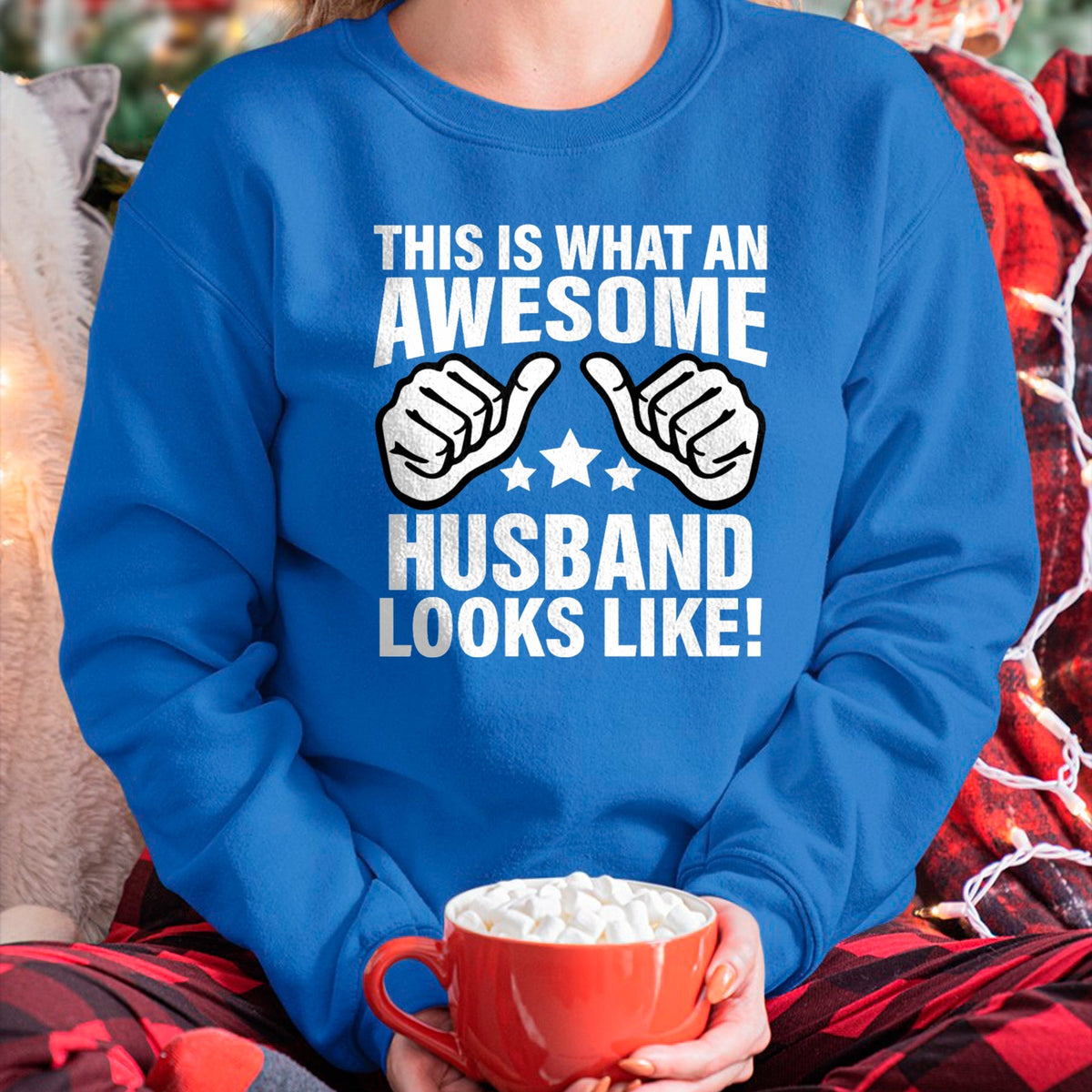 Best Wife Shirt, Wife and Husband Unisex T-Shirt/Hoodie/Sweatshirt HLT00 - This Is What An Awesome Husband Looks Like Cool T-Shirt