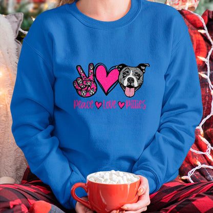 Dog Love Shirt, Dog Lover Gift T-Shirt/Hoodie/Sweatshirt HLT00 - Pit Bull Lives Matter Pittie Puppy Dog Mom Ladies Pitbull T-Shirt