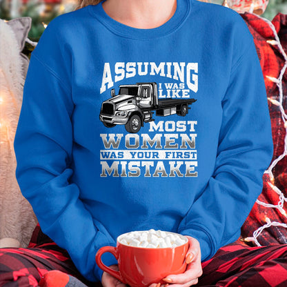 Best Truck Driver Life Shirt, Funny Trucker UnisexT-Shirt/Hoodie/Sweatshirt HLT00 - Female Tow Truck Driver Women Tow Truck T-Shirt