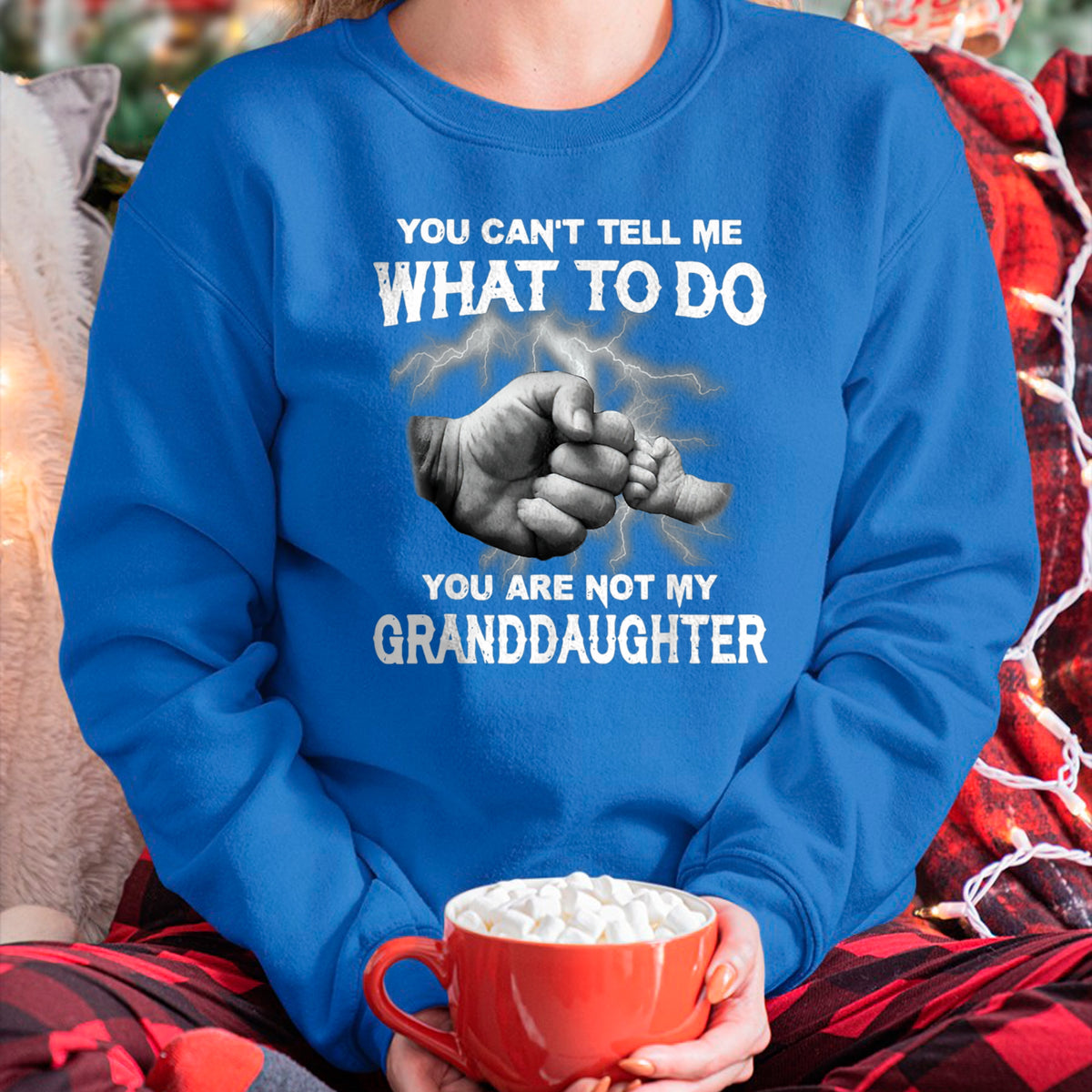 Best Grandpa Shirt, Proud Grandpa Unisex T-Shirt/Hoodie/Sweatshirt HLT00 - You can't tell me what to do you are not my granddaughter T-Shirt (3)