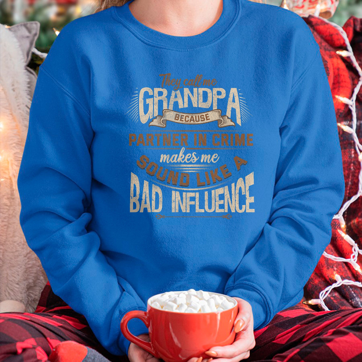 Best Grandpa Shirt, Proud Grandpa Unisex T-Shirt/Hoodie/Sweatshirt HLT00 - Funny Grandpa, Partner in Crime Phrase, Granddad Humor T-Shirt (1)