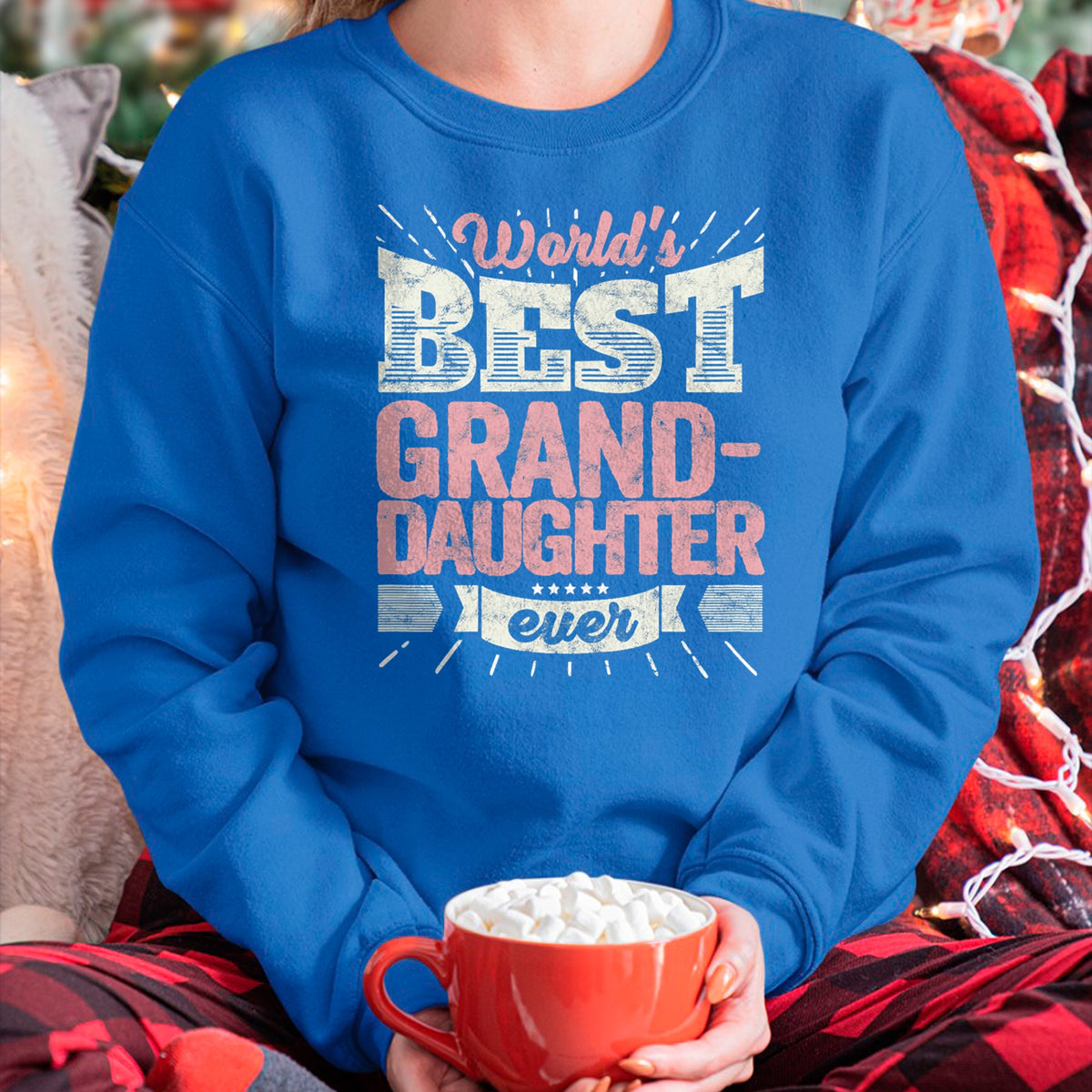 Best Grandpa Shirt, Proud Grandpa Unisex T-Shirt/Hoodie/Sweatshirt HLT00 - Cool Granddaughter Gift T Shirt World's Best Grand-Daughter T-Shirt