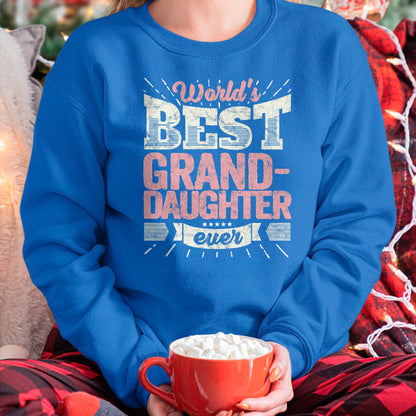 Best Grandpa Shirt, Proud Grandpa Unisex T-Shirt/Hoodie/Sweatshirt HLT00 - Cool Granddaughter Gift T Shirt World's Best Grand-Daughter T-Shirt