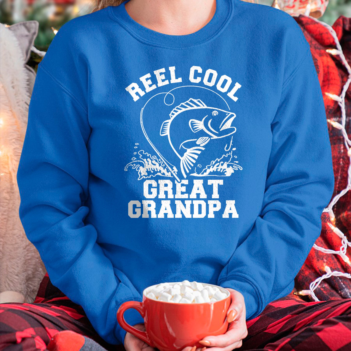 Best Grandpa Shirt, Proud Grandpa Unisex T-Shirt/Hoodie/Sweatshirt HLT00 - Reel cool great grandpa T-Shirt