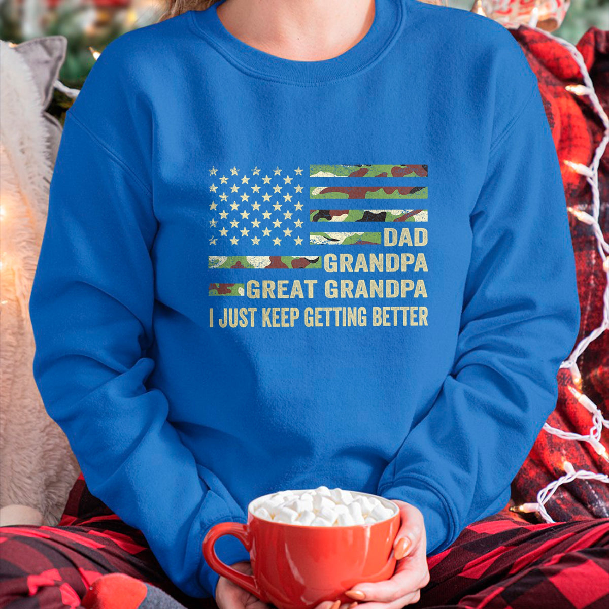 Best Grandpa Shirt, Proud Grandpa Unisex T-Shirt/Hoodie/Sweatshirt HLT00 -Fathers Day Gift from Grandkids Dad Grandpa Great Grandpa T-Shirt