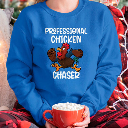 Best Farmer Life Shirt, Funny Farmer UnisexT-Shirt/Hoodie/Sweatshirt HLT00 - Professional Chicken Chaser Funny Farm Farmer Kids Running T-Shirt