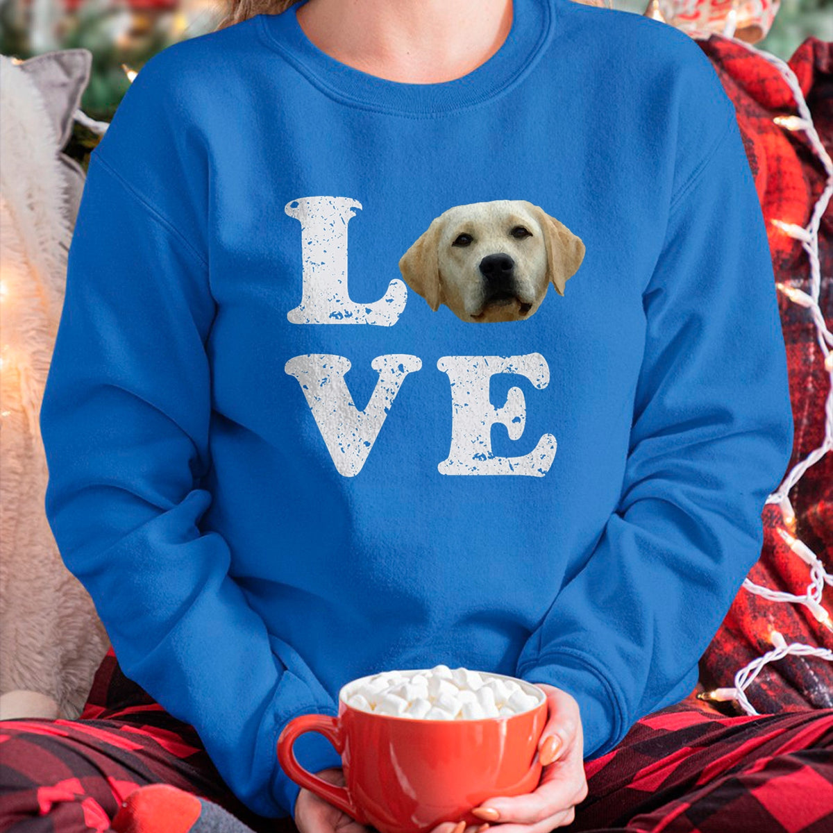 Dog Love Shirt, Dog Lover Gift T-Shirt/Hoodie/Sweatshirt HLT00 - I Love My Yellow Lab T-Shirt  Labrador Retriever Dog Tee T-Shirt