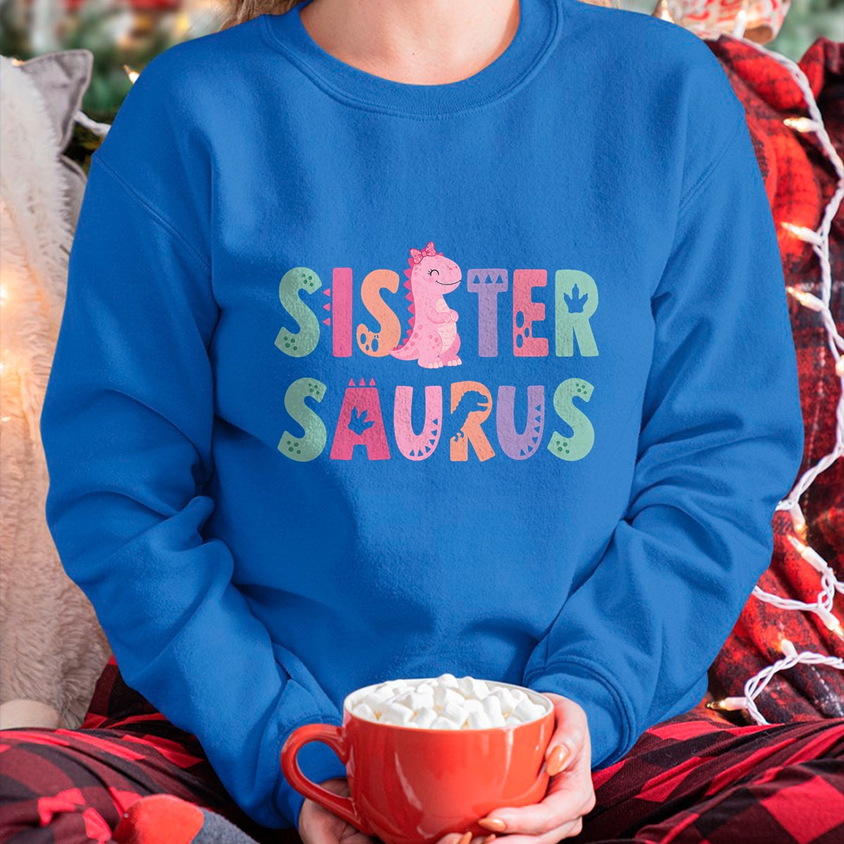 Best Dinosaur Lover Shirt, Funny Dinosaur UnisexT-Shirt/Hoodie/Sweatshirt HLT00 - Sister Saurus Sister Dinosaur Three Rex Birthday Boy Girl T-Shirt