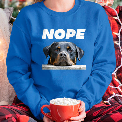 Dog Love Shirt, Dog Lover Gift T-Shirt/Hoodie/Sweatshirt HLT00 - Rotweiller Nope Rottie Face Not Today Love My Rottweiler Dog T-Shirt