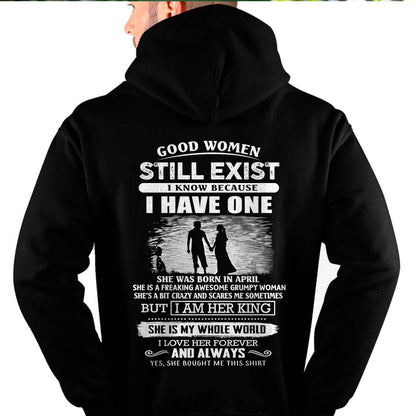 APRIL - GOOD WOMEN STILL EXIST - PERFECT GIFT FROM WIFE, GIRLFRIEND - HLT04 (SKU2604-293-04)