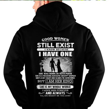 NOVEMBER - GOOD WOMEN STILL EXIST - PERFECT GIFT FROM WIFE, GIRLFRIEND - HLT11 (SKU2604-293-11)