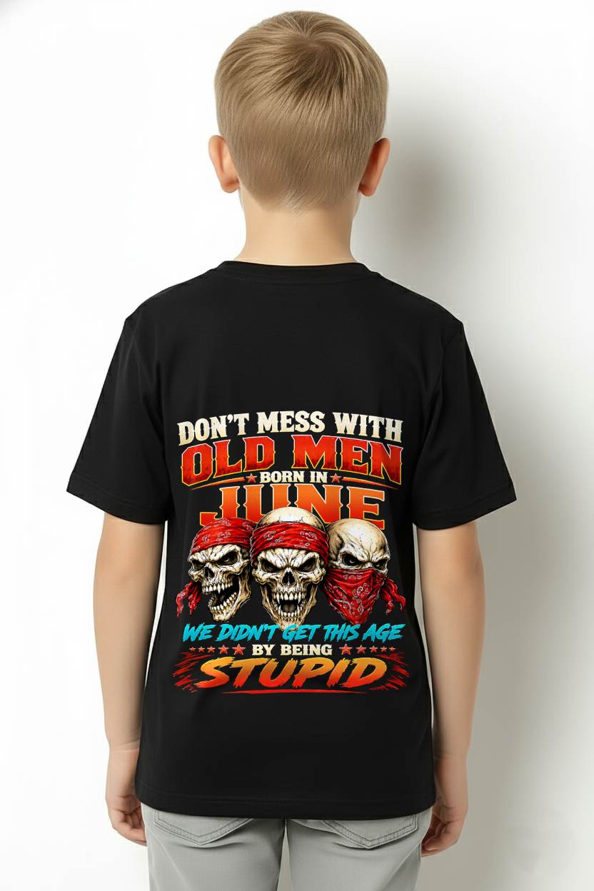 JUNE, DON'T MESS WITH OLD MEN - SHIRT FOR MAN - KIEN06 (SKU2608-173-06)