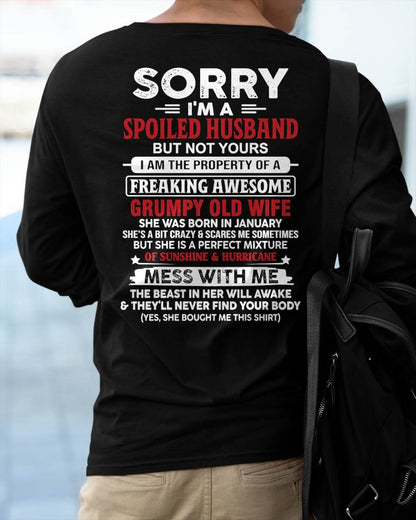 January - Spoiled Husband - Perfect Gift From Wife - HLT01 (SKU11-02-01)