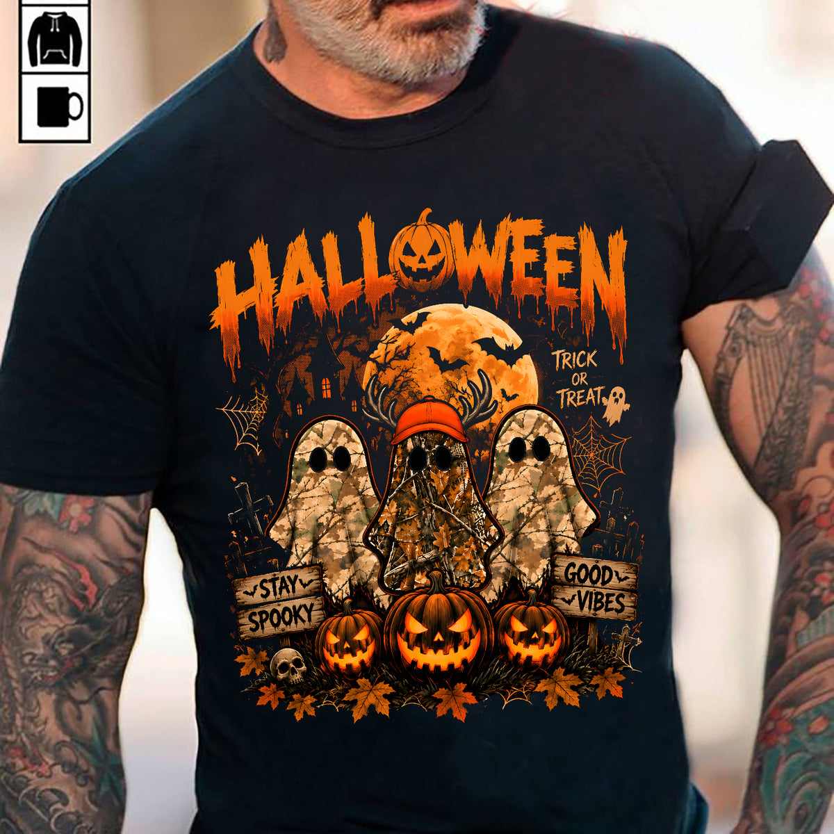 SPOOKY SEASON IS HERE - SHIRT FOR MEN - HLT00 (SKU2609-258)