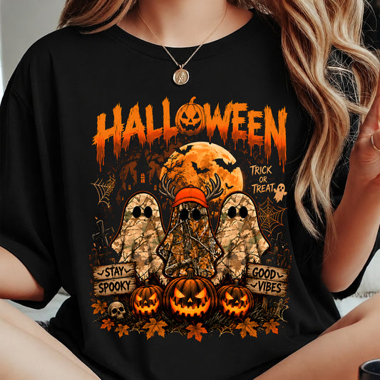 SPOOKY SEASON IS HERE - SHIRT FOR WOMEN - HLT00 (SKU2609-258)