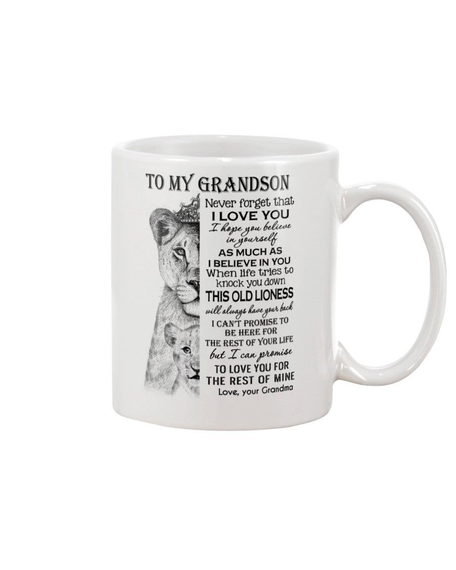 TO GRANDSON MUG 04 - GIFT FROM GRANDMA - HLT00
