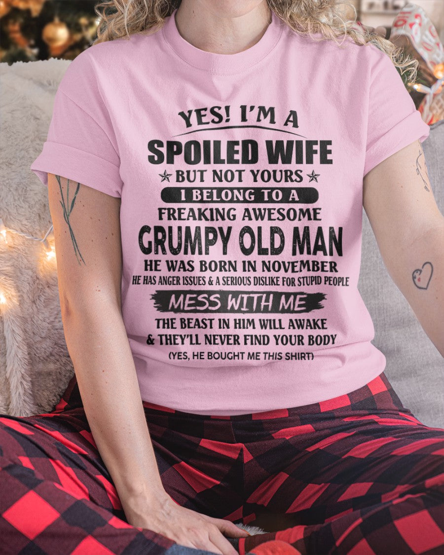 Grumpy Old Man November ��� Perfect gift for your wife From Husband ��� HLT11 (